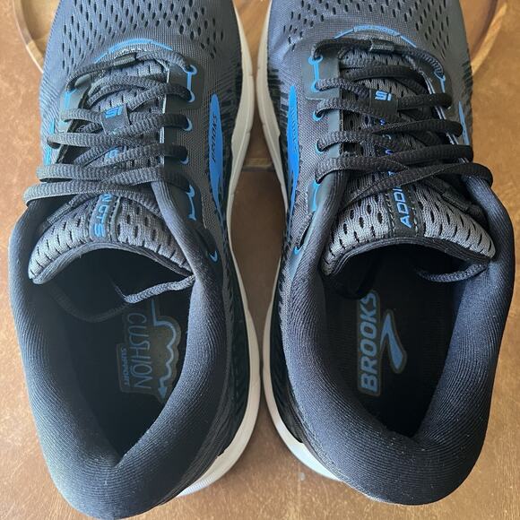 Brooks Addiction GTS 15 Supportive Mens 10.5 Black Blue Running Sneakers Shoes main image 13